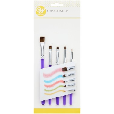 Set 5 pennelli per decorazioni Wilton