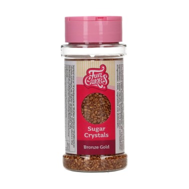 Bronze sugar crystals 80 g funcakes