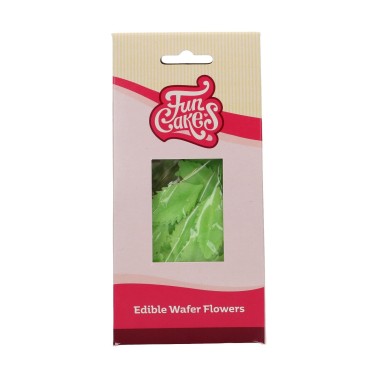 Green leaves in edible wire 50 pcs funcakes
