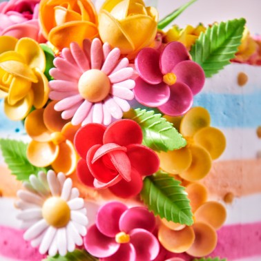 Green leaves in edible wire 50 pcs funcakes