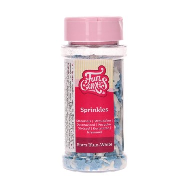 Sprinkles Stelline Blu/Bianche 55g FunCakes 