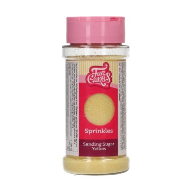 80g feinfarbige Zucker-gelbe Funkakes