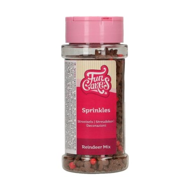 Renne sprinkles 55 g Funcakes 