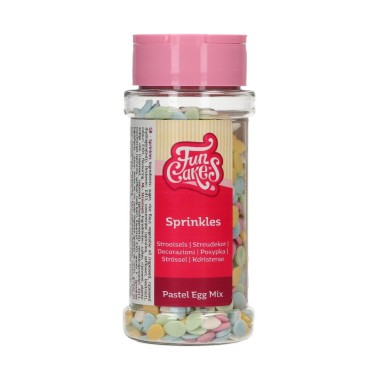 Sprinkles Pastel eggs 60 g Funcakes 