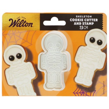 Biscuit mold with Skeleton stamp 7.5 cm Wilton