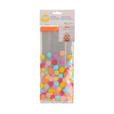 Sweets bags 10 x 24 cm 20 cm Wilton