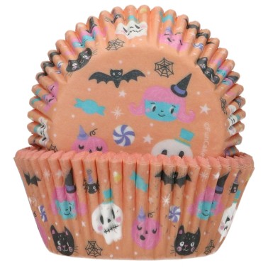 Cupcakes pirottini Small monsters 48 pcs funcakes