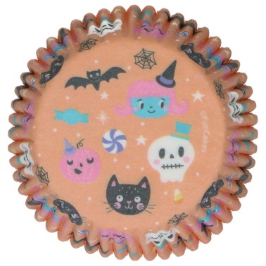 Cupcakes pirottini Small monsters 48 pcs funcakes
