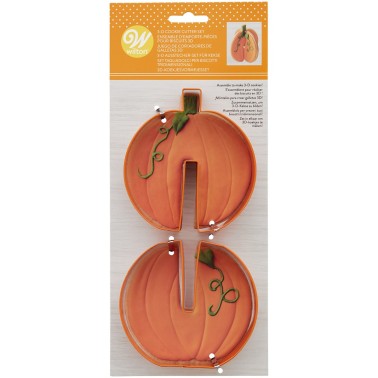 Set 2 pcs 3D molds for pumpkin cookies Wilton