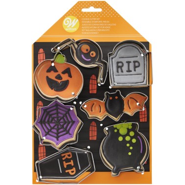 Set 7 pcs biscuit molds haunted Wilton