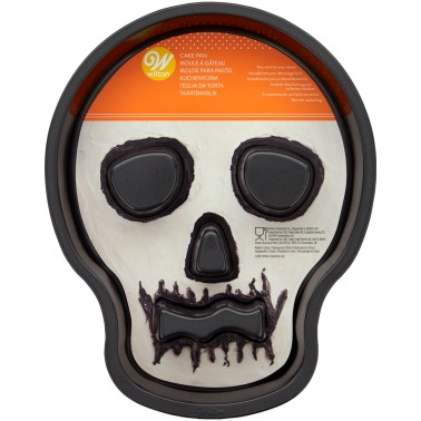 Skull-shaped baking sheet Wilton