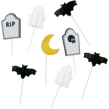 Topper for Halloween cupcake 8 pcs Wilton