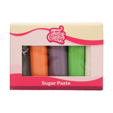 Pasta di zucchero multipack 5x100g Halloween FunCakes 