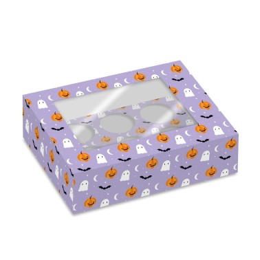 Set 2 boxes for 6 cupcake night of fear Halloween