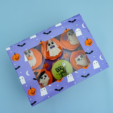 Set 2 boxes for 6 cupcake night of fear Halloween