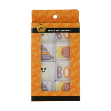 Set 8 pcs Cute Halloween sugar decorations Wilton