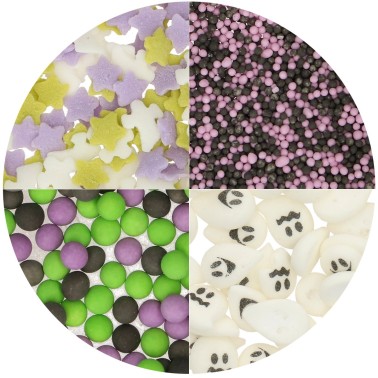 Sprinkles Mix 4 in 1 Halloween Spooky 100 g Wilton
