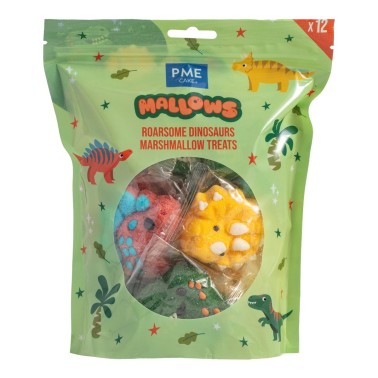 Marshmallow Dinosauri 12 pz PME