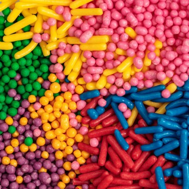 Sprinkles assortiti Arcobaleno 7 tipi 48 g PME