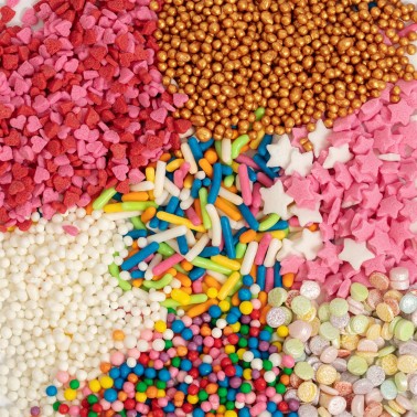 Sprinkles assortiti Colori vari 7 tipi 48 g PME