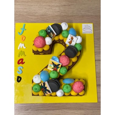 10 kg Tablet Square Square orange-Yellow 35x35 cm 33 pcs