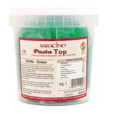 Pasta Top Saracino Verde 1 kg - Saracino in vendita su Sugarmania.it