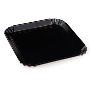 10 kg tray for black square pastry 28x28 cm 98 pcs