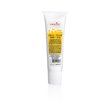 100 g gelber Gel-Lebensmittelfarbstoff Saracino