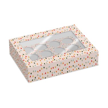 Set 2 Boxen für 12 Cupcake-Weihnachtsbeleuchtung Simply Making