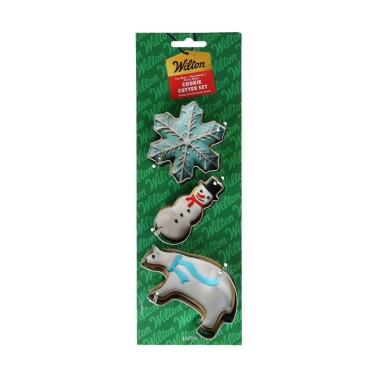 Set 3 Snowflake / snowflake / polar bear Wilton