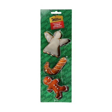 SET 3 CUTTINGS MONEY Gingerbread Little Gingerbread / Zucchero Stick / Angel Wilton