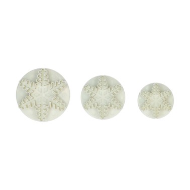 SET 3 Snowflake ejection pad Wilton