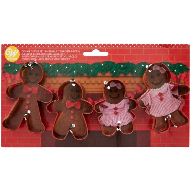 Set 4 gingerbread cookers Wilton