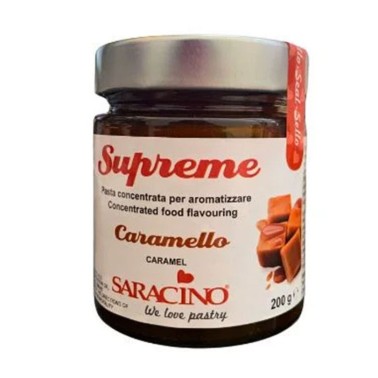 Caramel flavoring pasta Supreme Saracino 200 g