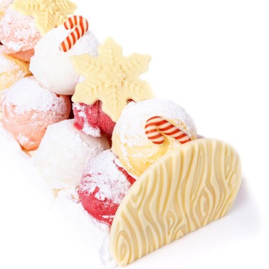 Décorations de chocolat Snowflake 6 pcs Funcakes