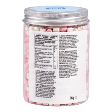  Mini Marshmallow Crunchy Rose and White 86 g PME