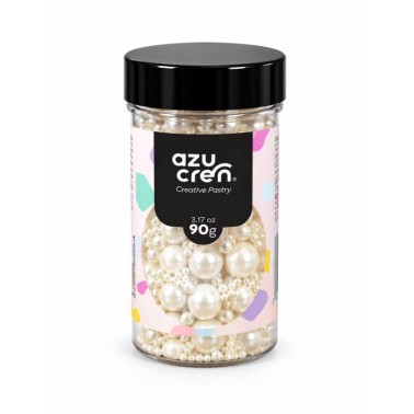 Mix sprinkles perle bianche perlate 90 g Azucren