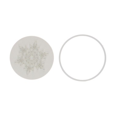 CutsWhere with snowflake stamp Wilton