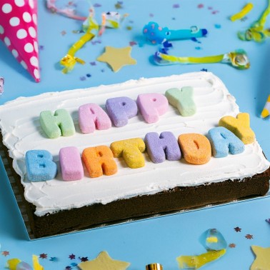 Marshmallow Lettere Happy Birthday PME 13 pezzi 180 g