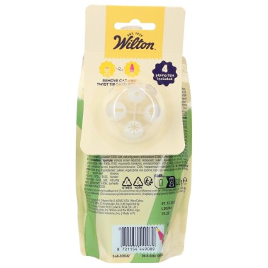 Glassa decorativa per dolci con 4 beccucci VERDE 212 g Wilton