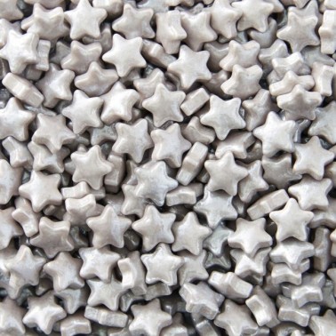 Decorazioni di zucchero stelle argento Wilton 56 g - Wilton in vendita su Sugarmania.it