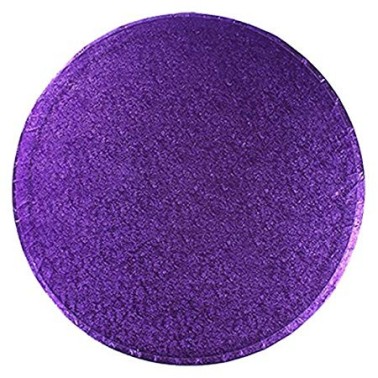 Cake Board TONDO Viola Decora - h 1,2 cm / Ø assortiti - Decora in vendita su Sugarmania.it