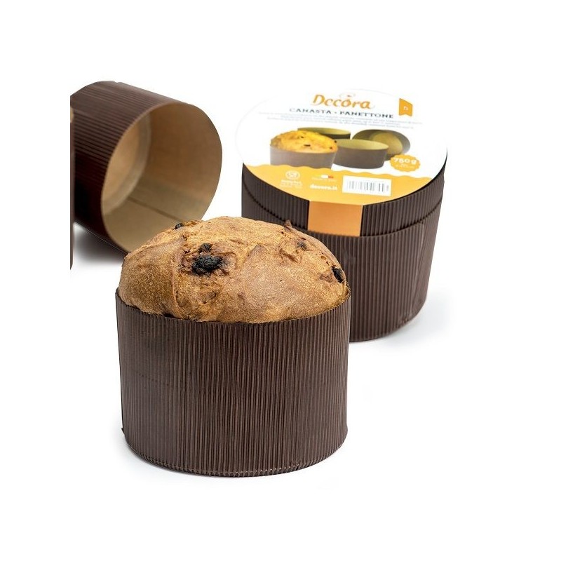 Set 5 forme canasta panettone 1 kg - Decora in vendita su Sugarmania.it