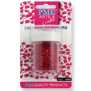 Glitter commestibile PME 7 grammi Rosso - PME in vendita su Sugarmania.it