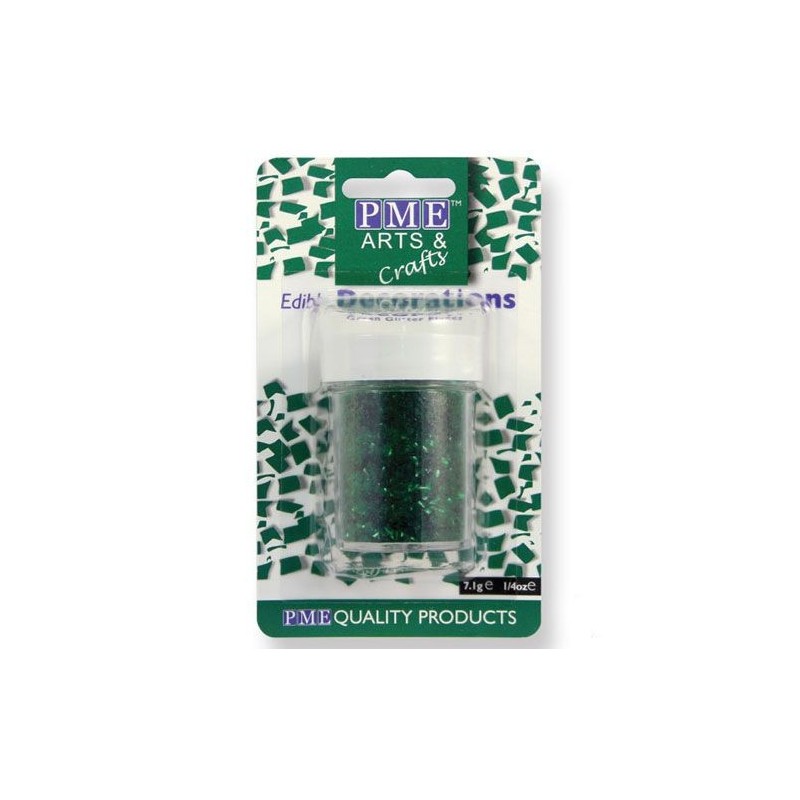 Glitter commestibile PME 7 grammi Verde - PME in vendita su Sugarmania.it