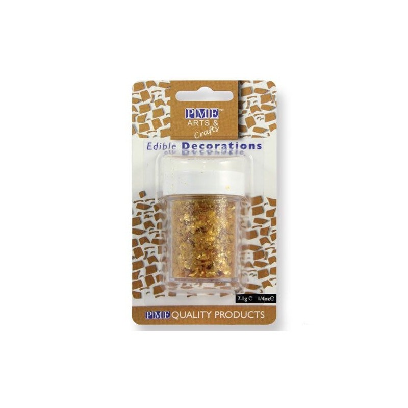 Glitter commestibile PME 7 grammi Oro - PME in vendita su Sugarmania.it