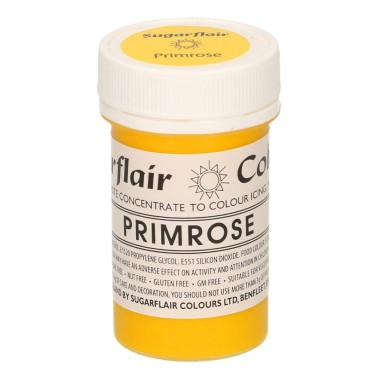 Sugarflair Paste Colour PRIMROSE, 25gr. - Sugarflair in vendita su Sugarmania.it