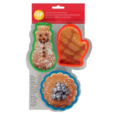 Set 3 formine natalizie per pancake Wilton - Wilton in vendita su Sugarmania.it