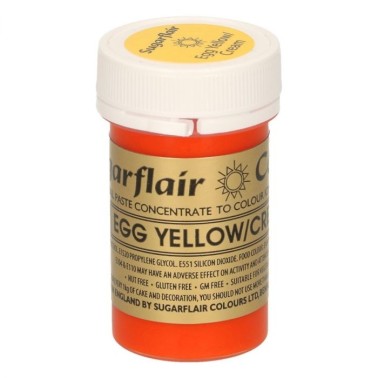 Sugarflair Paste Colour EGG YELLOW/CREAM, 25gr. - Sugarflair in vendita su Sugarmania.it