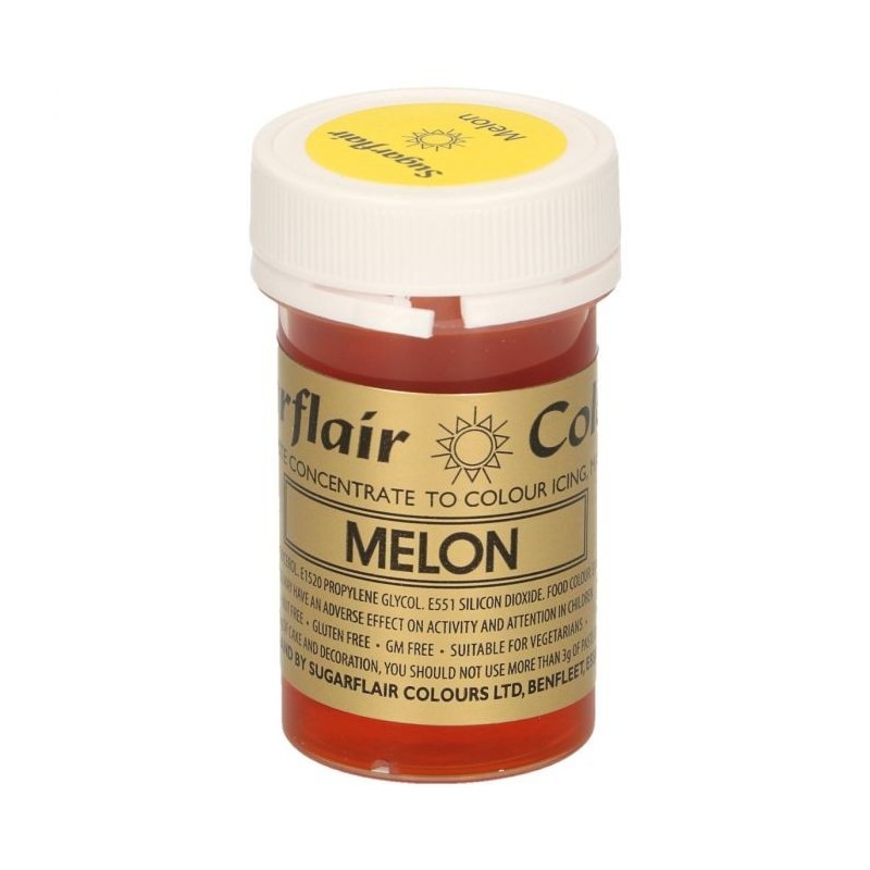 Sugarflair Paste Colour MELON, 25gr. - Sugarflair in vendita su Sugarmania.it